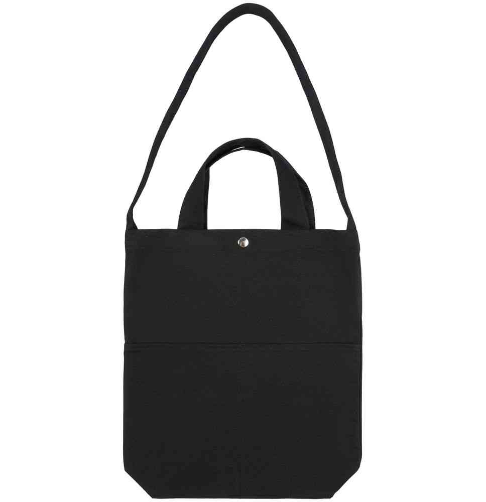 Сумка холщовая через плечо Artspace, черная - 2