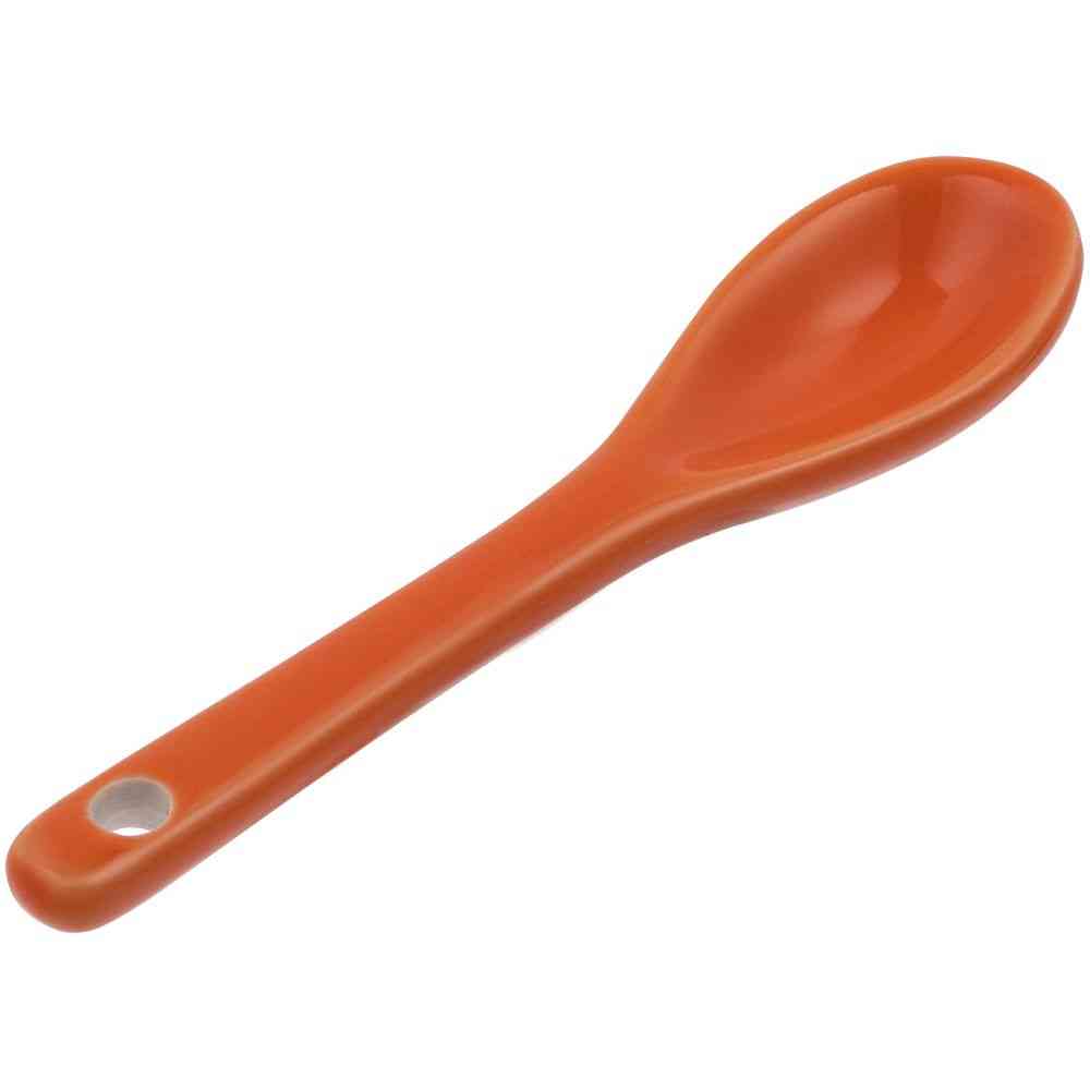Кофейная кружка Pairy с ложкой, оранжевая - 5