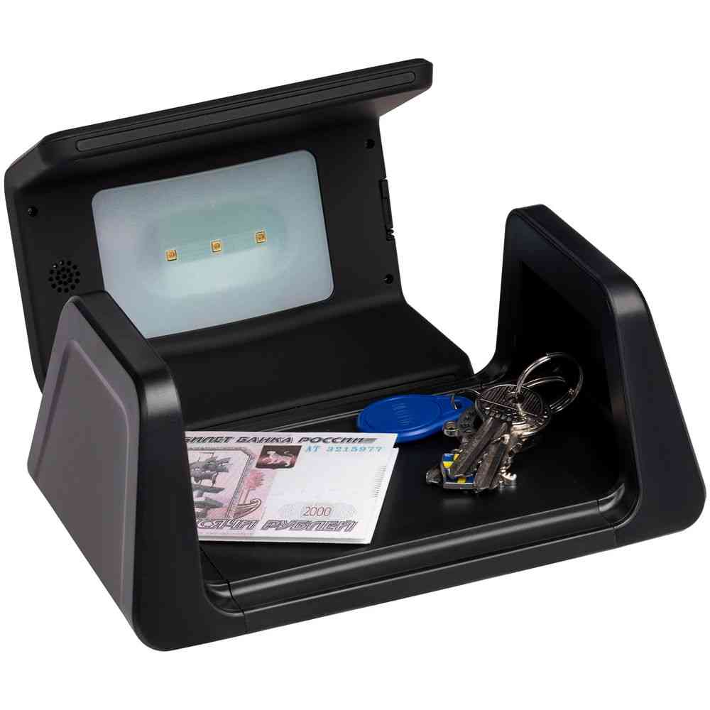 Настольный стерилизатор с беспроводной зарядкой и часами UV Depot, черный - 4