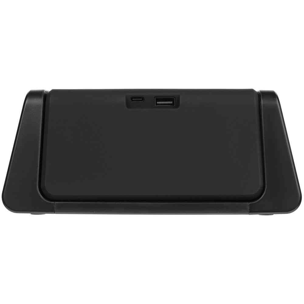 Настольный стерилизатор с беспроводной зарядкой и часами UV Depot, черный - 6