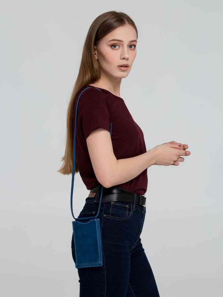 Сумочка для телефона Apache, черная - 6