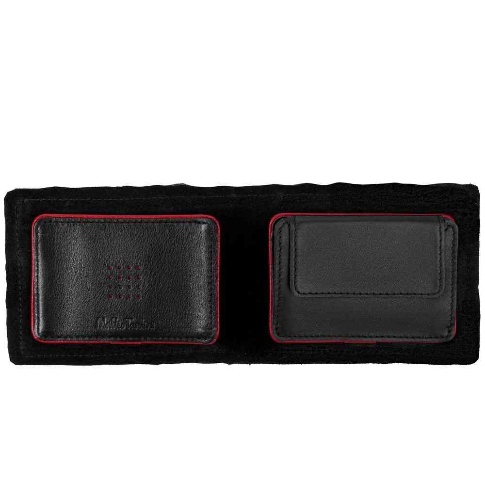 Кошелек Partinico, черный с красным - 3
