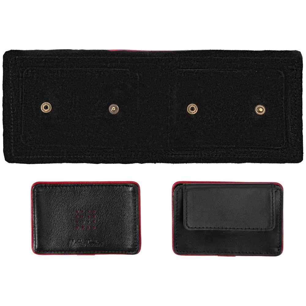 Кошелек Partinico, черный с красным - 4