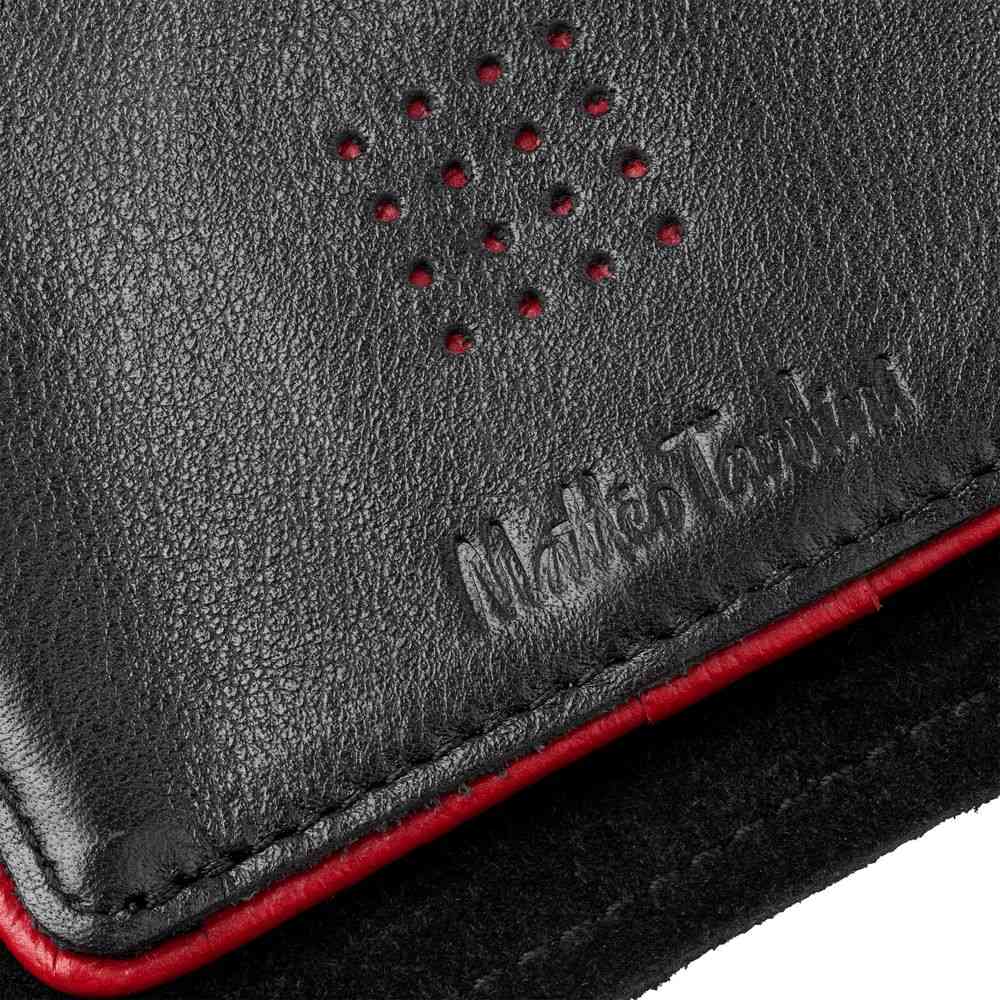 Кошелек Partinico, черный с красным - 6