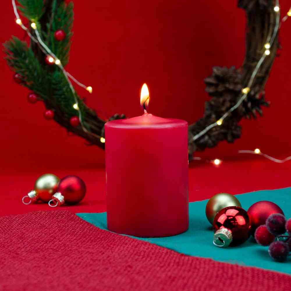 Свеча Lagom Care, красная - 4