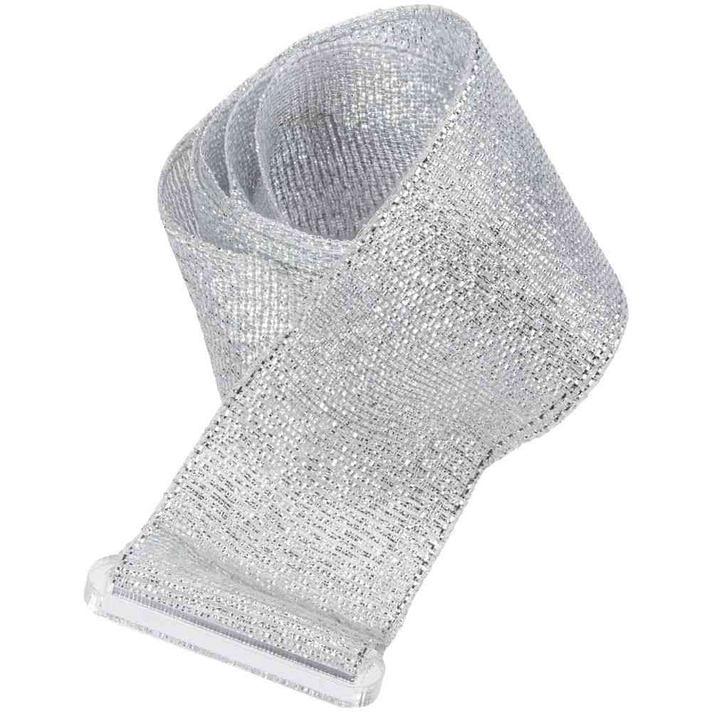 Лента для медали с пряжкой Ribbon, серебристая - 2