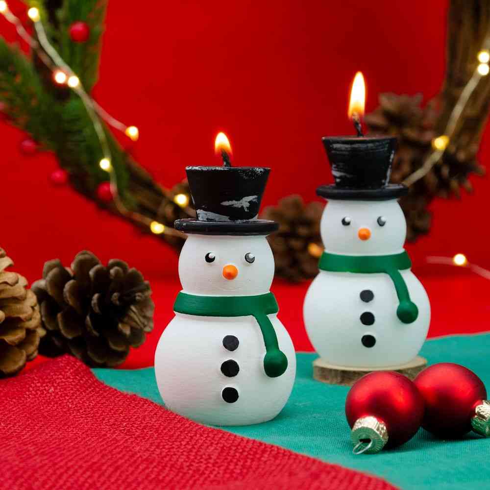 Свеча Home Lights, снеговик - 6