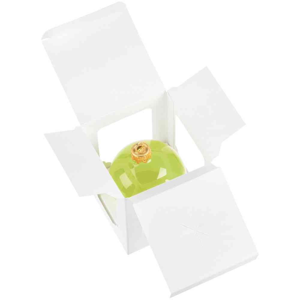 Елочный шар Gala Night в коробке, зеленый, 6 см - 6