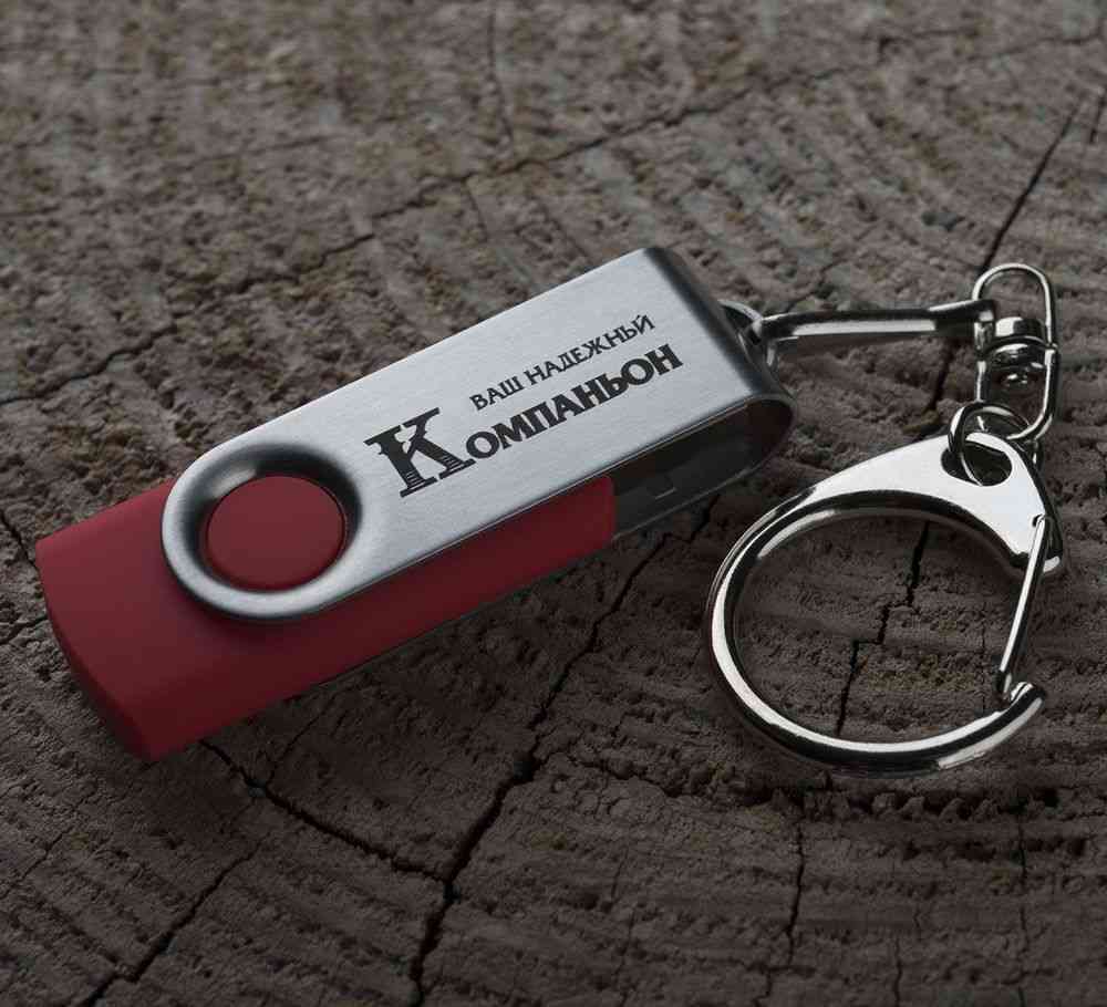 Флешка Twist, красная, 8 Гб - 5