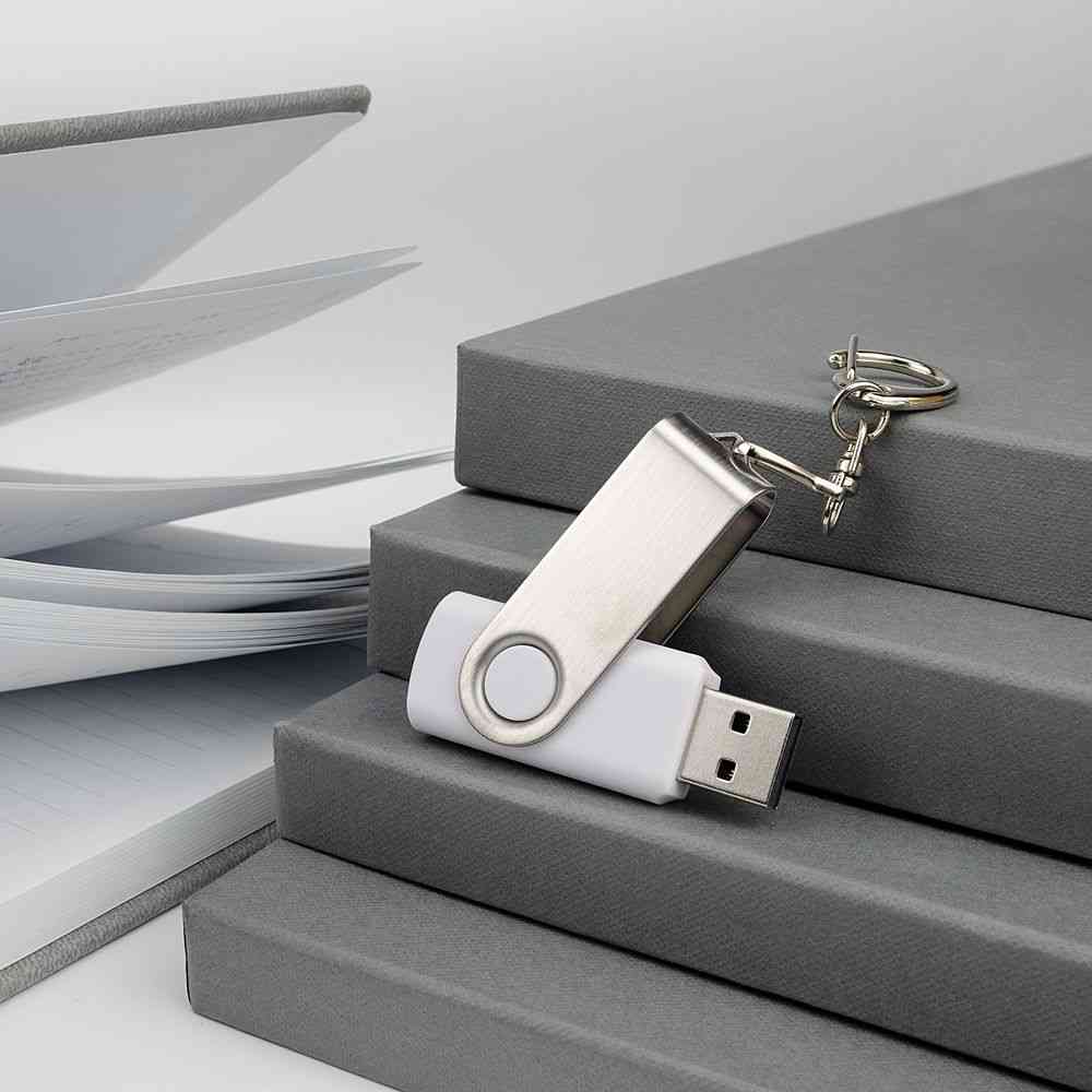 Флешка Twist, белая, 16 Гб - 5