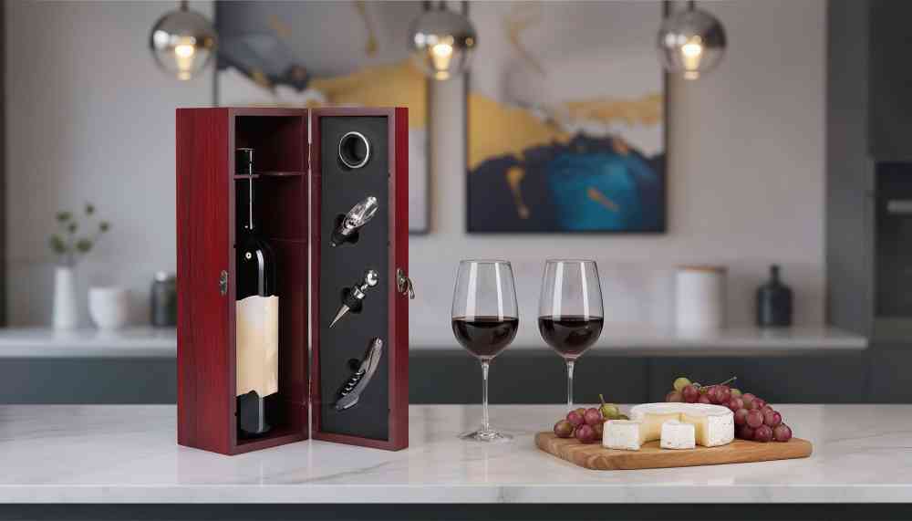 Набор винный "Салют" в подарочной коробке - 5