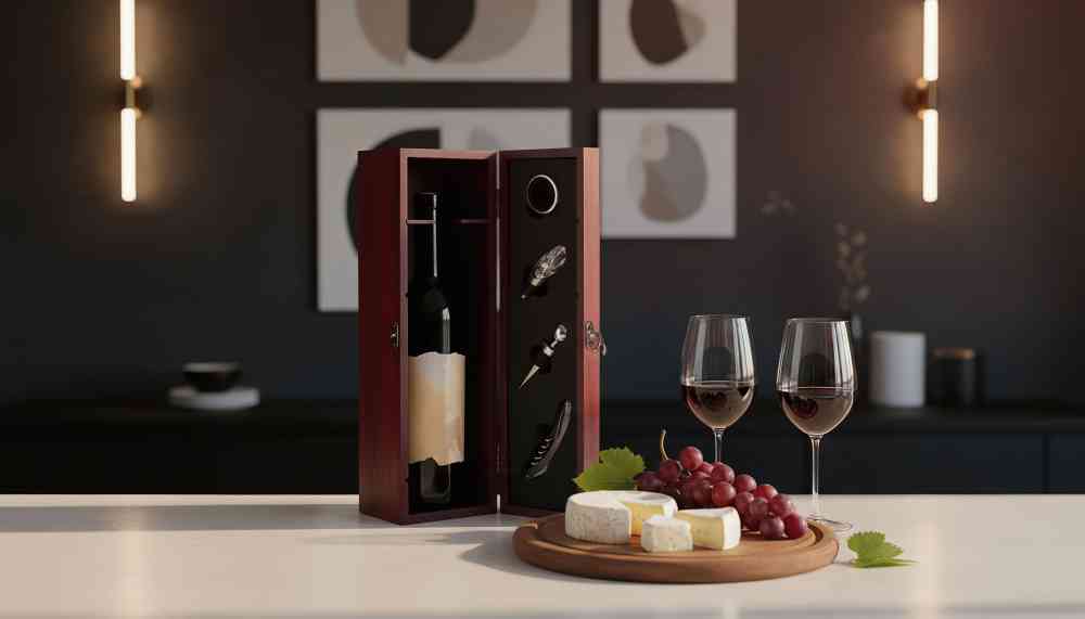 Набор винный "Салют" в подарочной коробке - 6