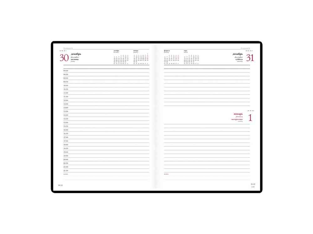 Ежедневник А5 датированный Velvet на 2026 год - 2