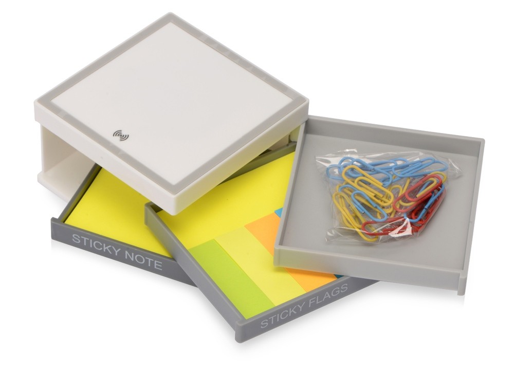 Настольный органайзер Chaos с функцией беспроводной зарядки - 2