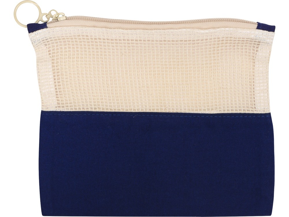 Косметичка Mesh хлопковая с сетчатой вставкой - 3