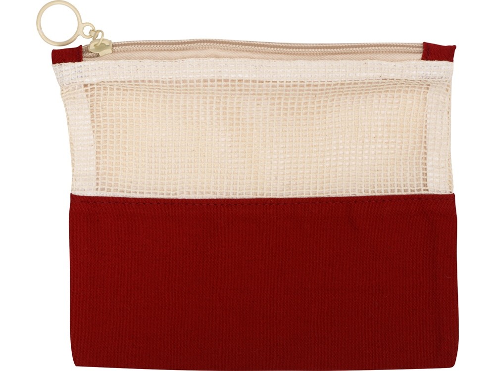 Косметичка Mesh хлопковая с сетчатой вставкой - 3