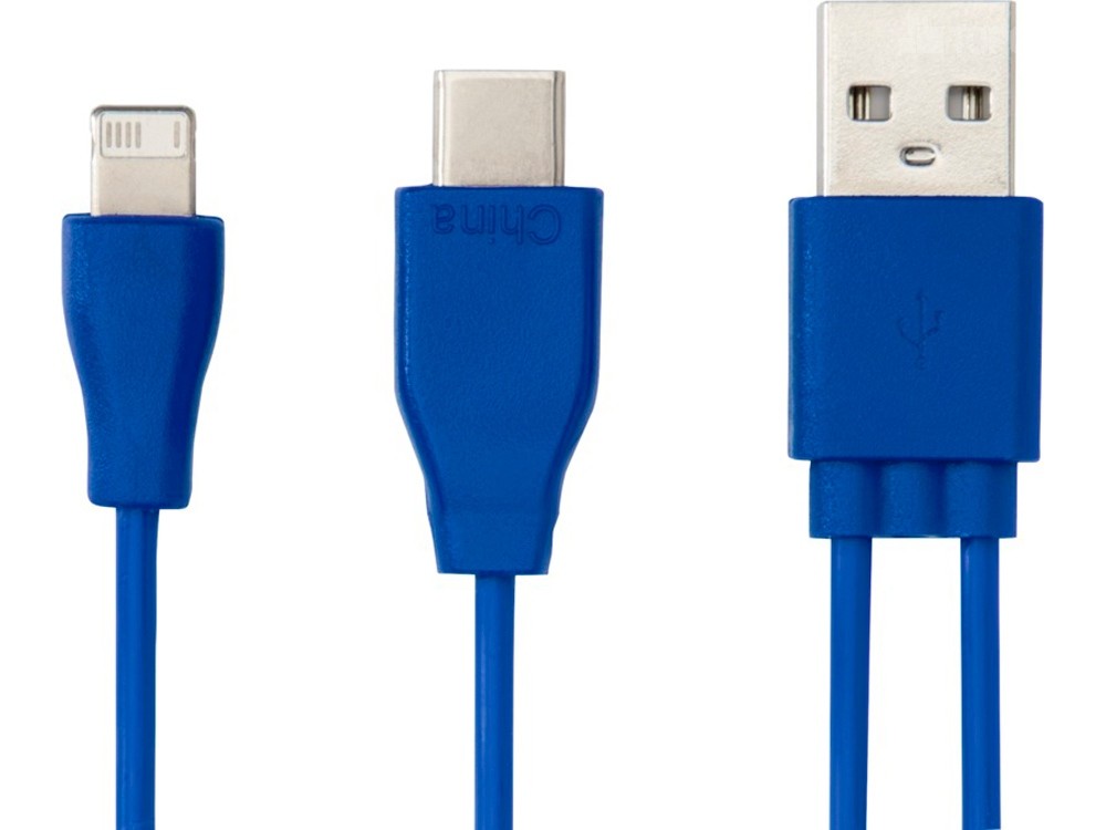 Двусторонний кабель для зарядки Ario 3-в-1 в тканевой оплетке - 5