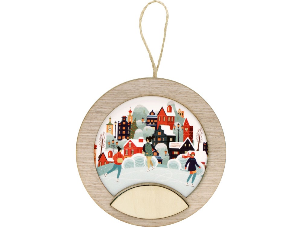 Новогодняя подвеска с подсветкой Шар - 8