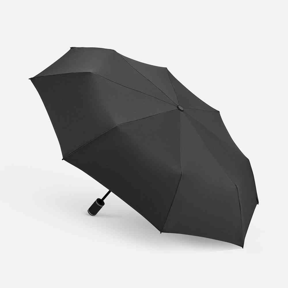 Зонт складной AOC Mini с цветными спицами, серый - 2