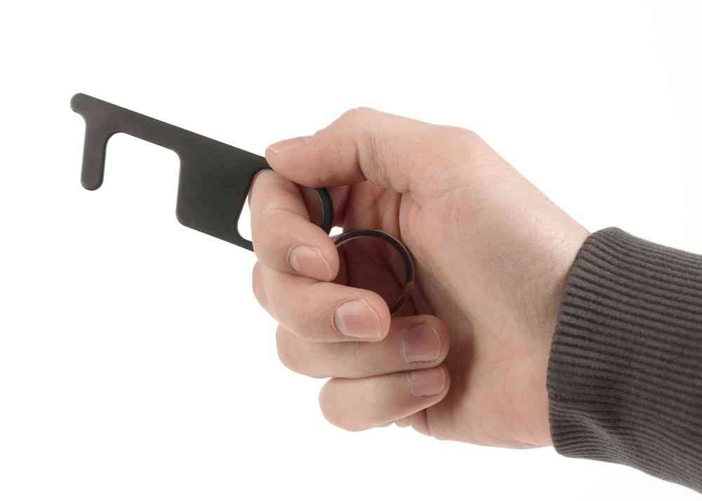 Брелок Poke для бесконтактных нажатий, черный - 3