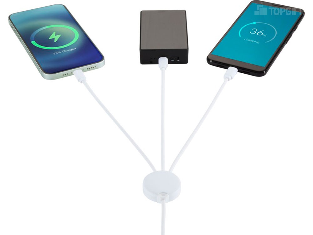 Зарядный кабель 5-в-1 Pure с противобактериальной присадкой - 4