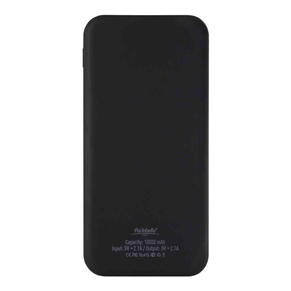 Внешний аккумулятор с подсветкой Luce 10000 mAh, черный - 3
