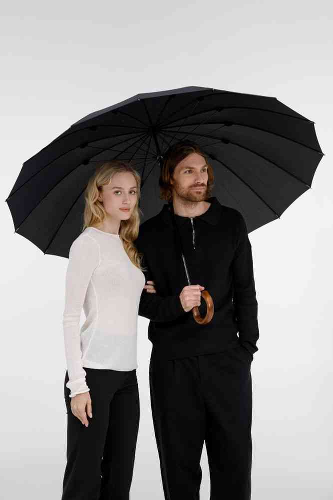 Зонт-трость Big Boss, черный - 7