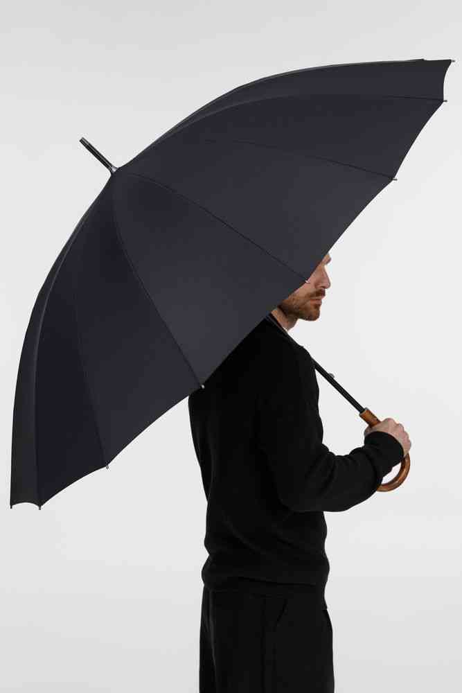 Зонт-трость Big Boss, черный - 9