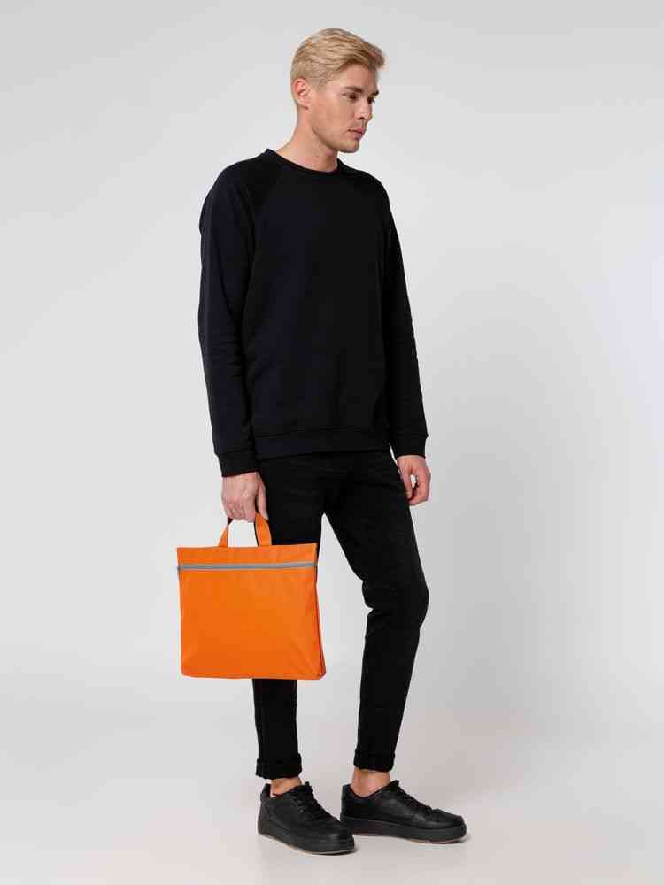 Сумка-папка Simple, оранжевая - 8