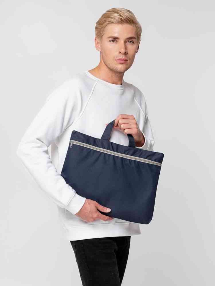 Сумка-папка Simple, темно-синяя - 6