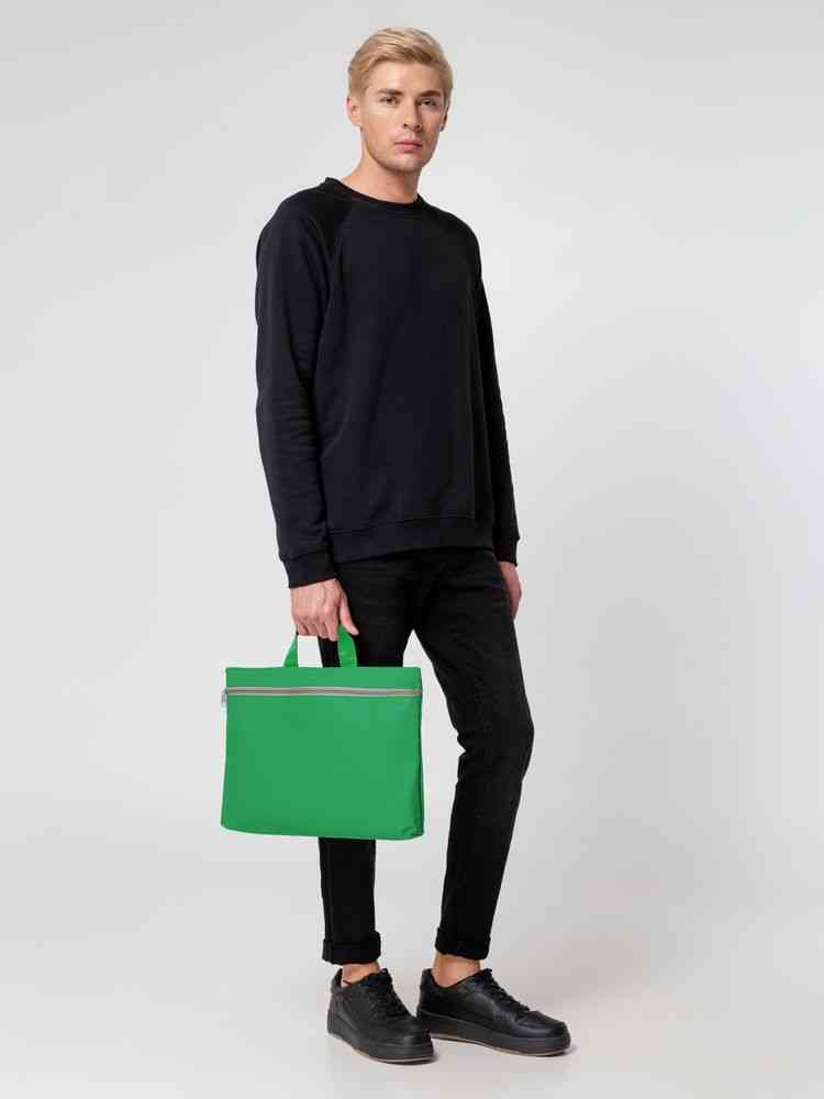 Сумка-папка Simple, зеленая - 7