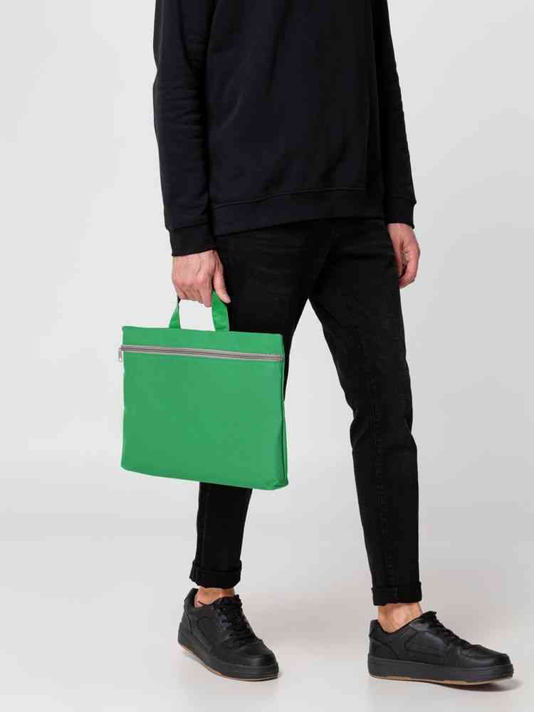 Сумка-папка Simple, зеленая - 8