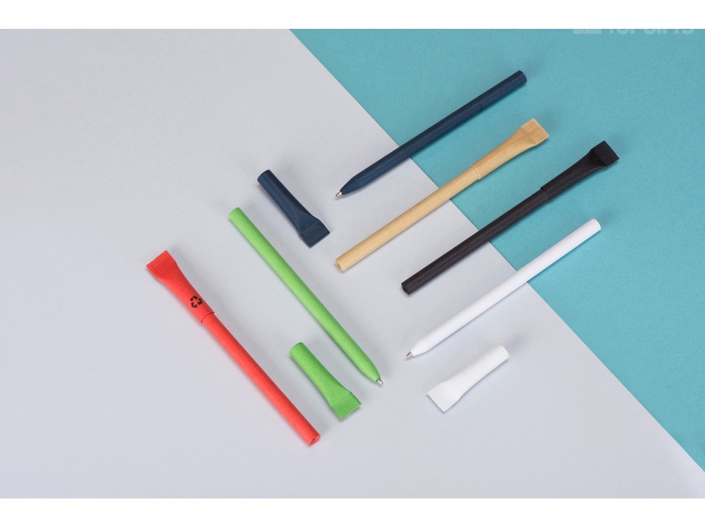 Ручка из бумаги с колпачком Recycled - 5