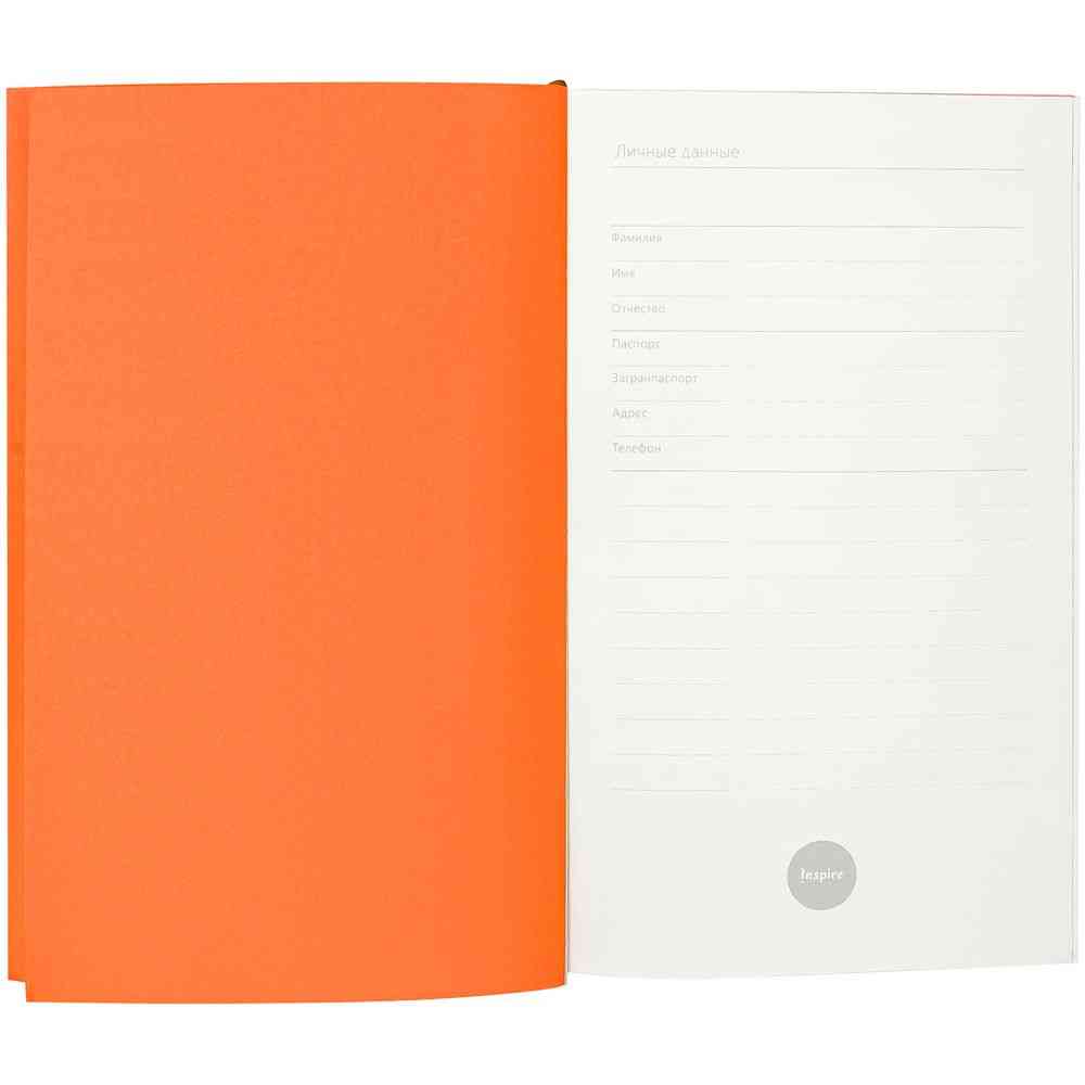 Ежедневник Flat Mini, недатированный, оранжевый - 4