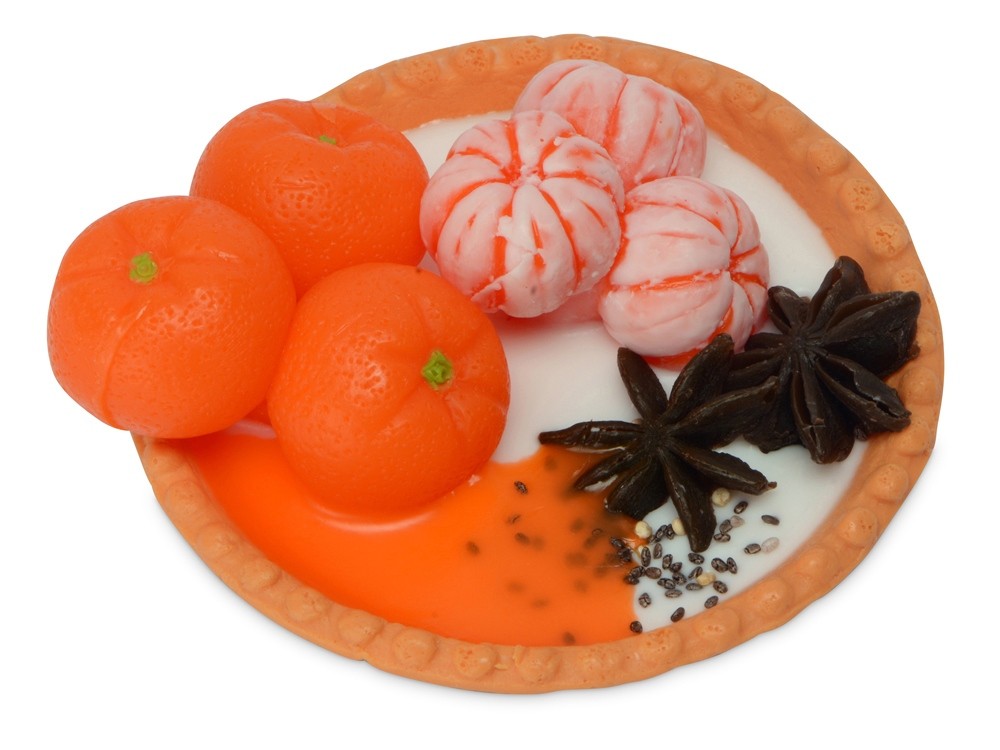 Мыло ручной работы Тарталетка с мандаринами - 2