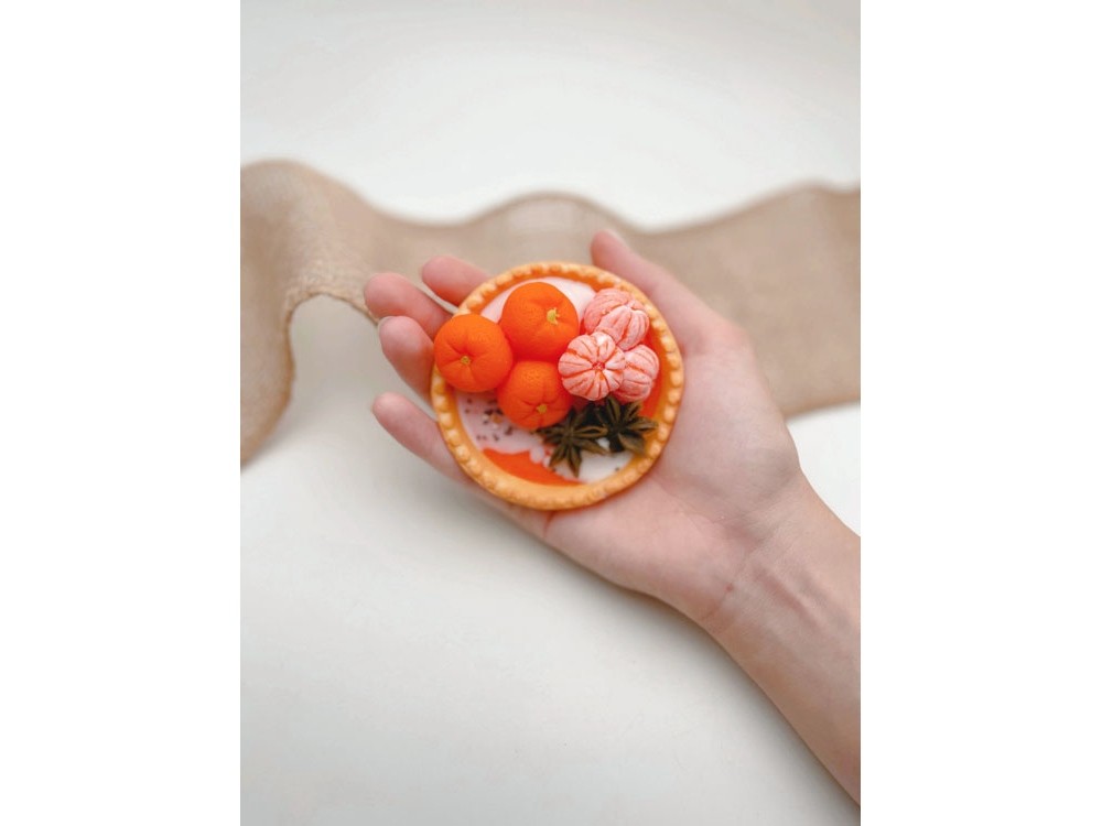 Мыло ручной работы Тарталетка с мандаринами - 8