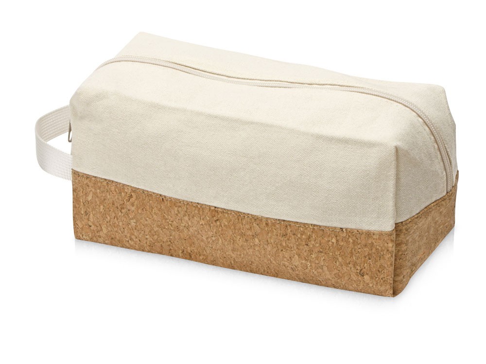 Несессер Corky хлопковый с пробковой вставкой - 3