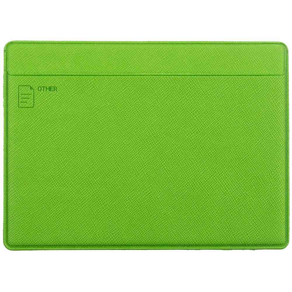 Обложка для автодокументов Devon Light, зеленая - 2