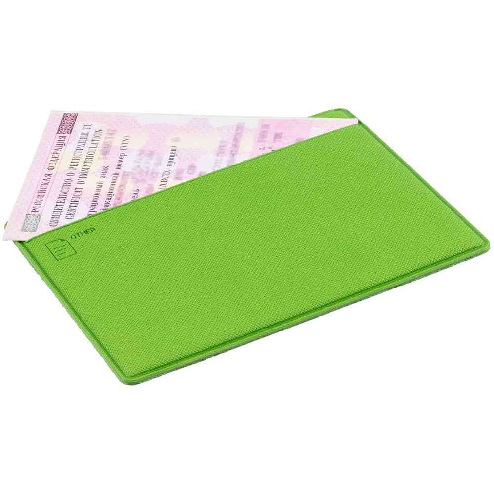 Обложка для автодокументов Devon Light, зеленая - 4