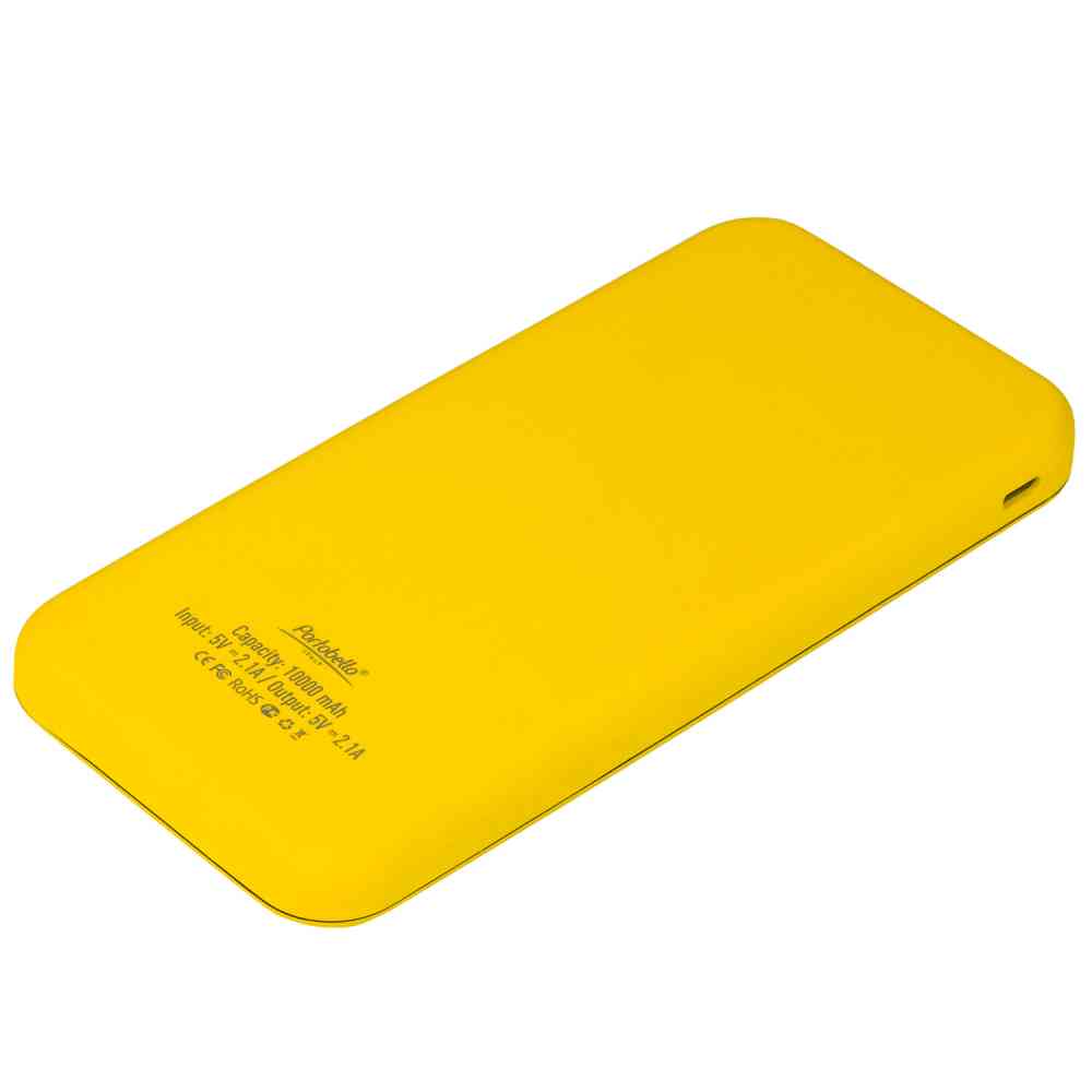 Внешний аккумулятор с подсветкой Luce Lemoni 10000 mAh, желтый - 8