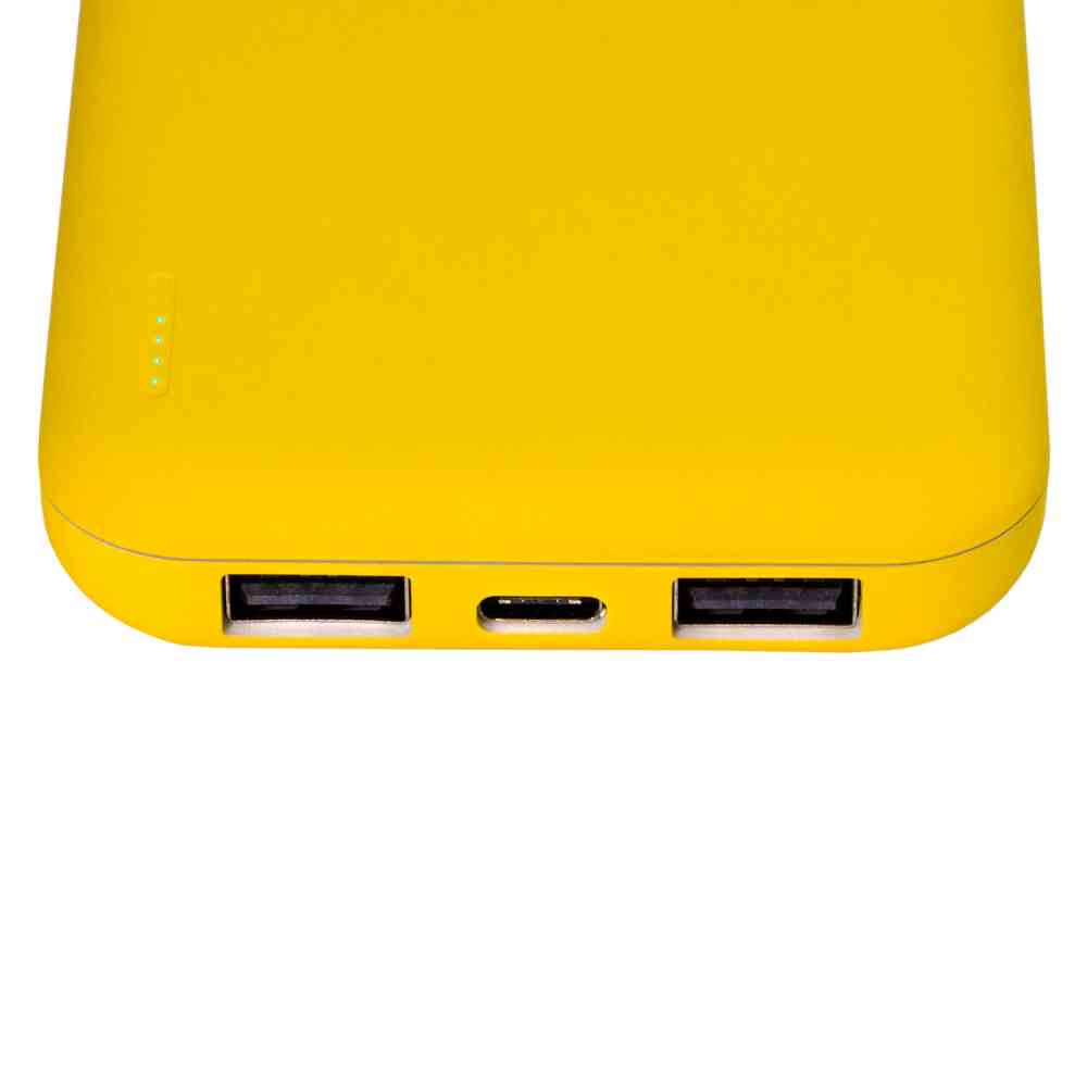 Внешний аккумулятор с подсветкой Luce Lemoni 10000 mAh, желтый - 4