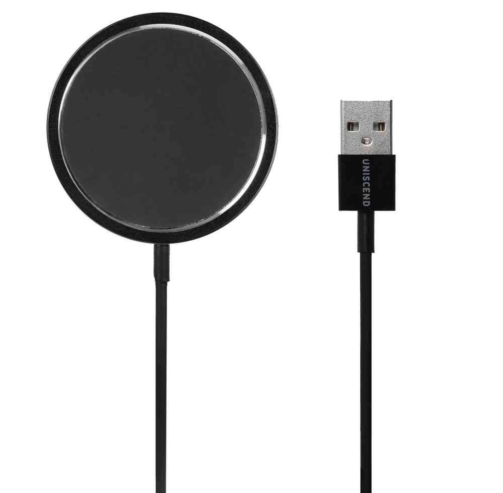 Беспроводное зарядное устройство с магнитами Magmate, черное - 2