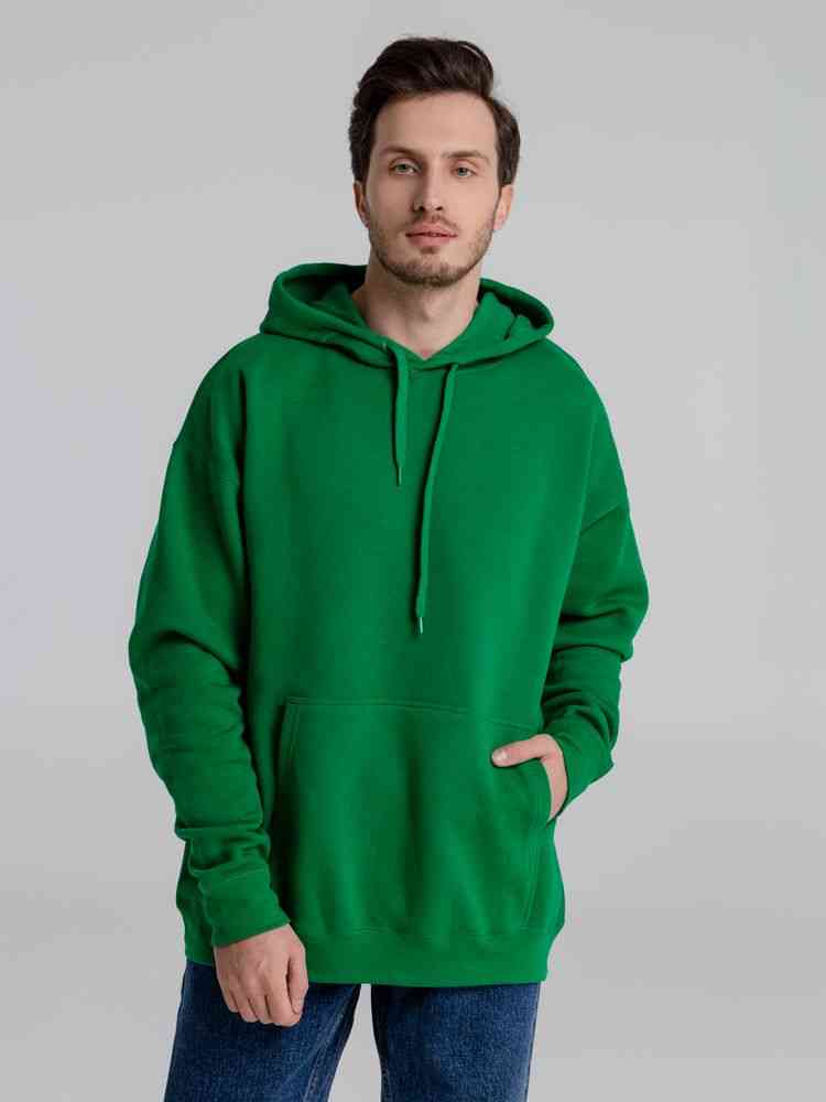 Толстовка с капюшоном Slam 320, ярко-зеленая - 5