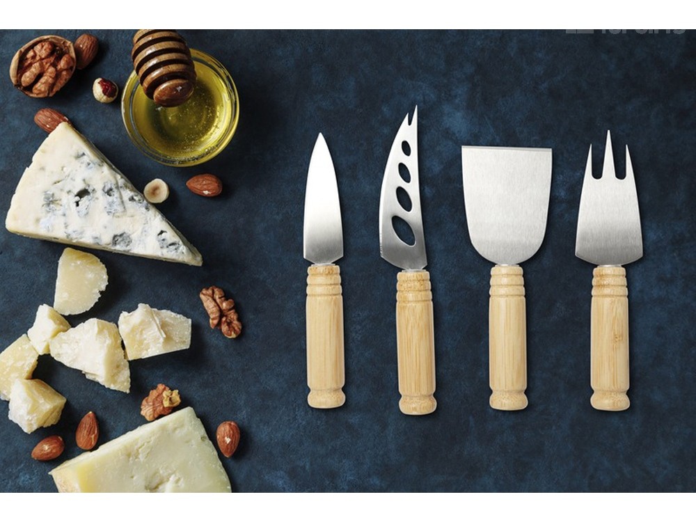 Набор для сыра из бамбука Cheds - 3