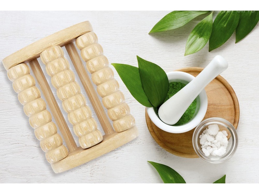 Бамбуковый массажер для стоп Venis - 5