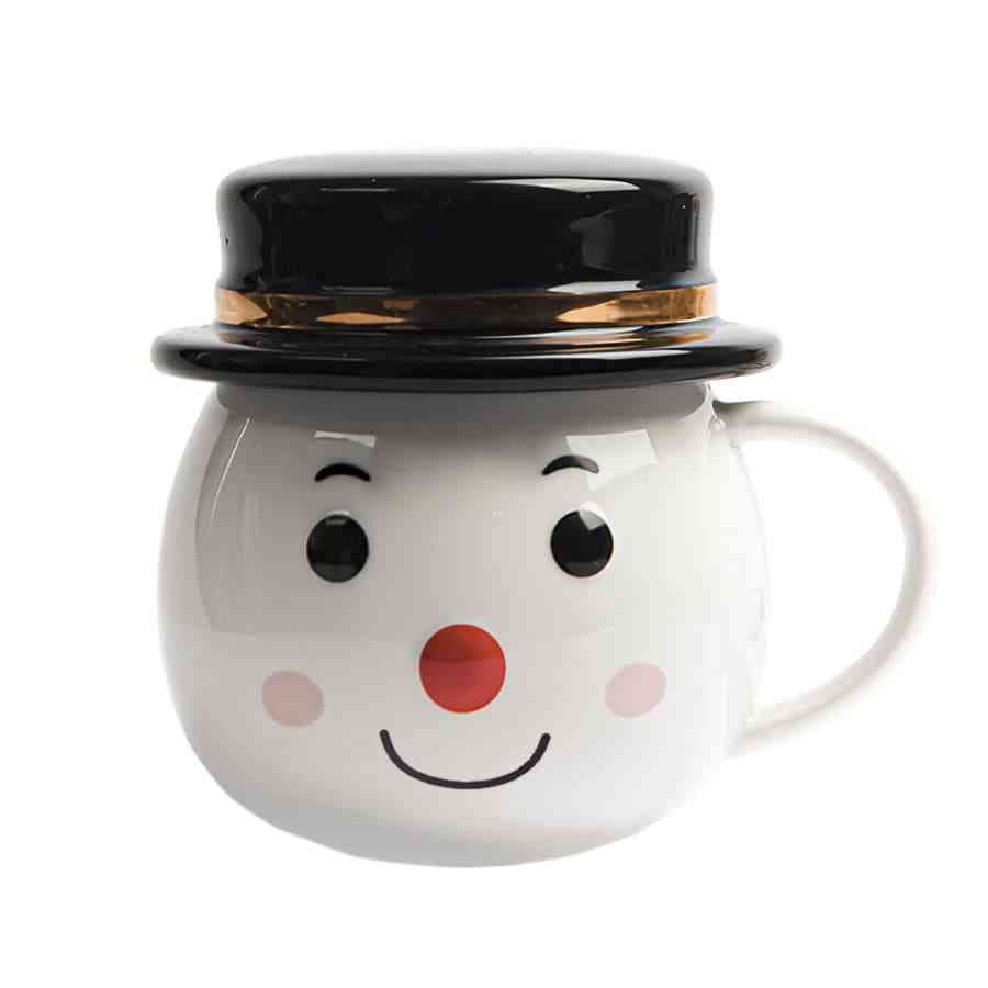 Чайная пара СНЕГОВИК с крышкой - 3