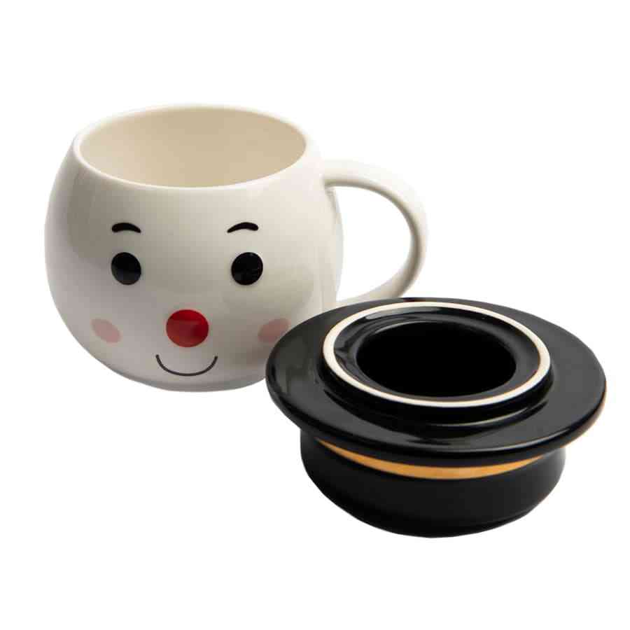 Чайная пара СНЕГОВИК с крышкой - 4