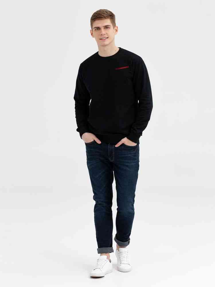 Толстовка «Склонный к побегать», черная - 2