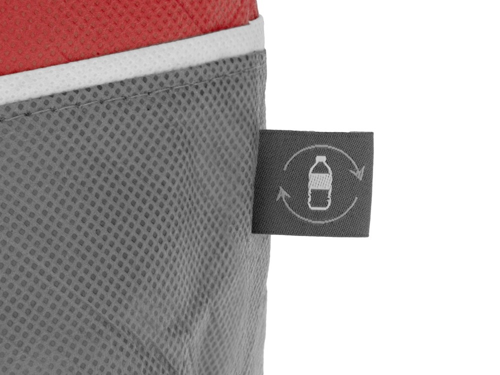 Сумка-холодильник Reviver с длинными ручками из нетканого переработанного материала RPET - 6