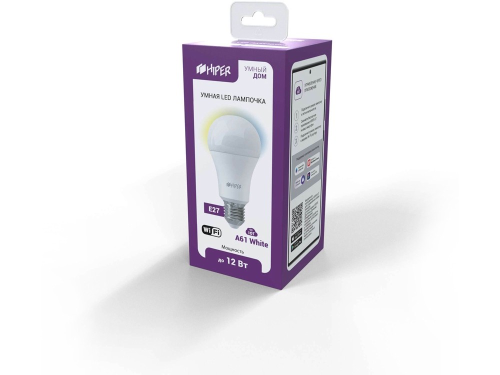 Умная LED лампочка IoT A61 White - 2